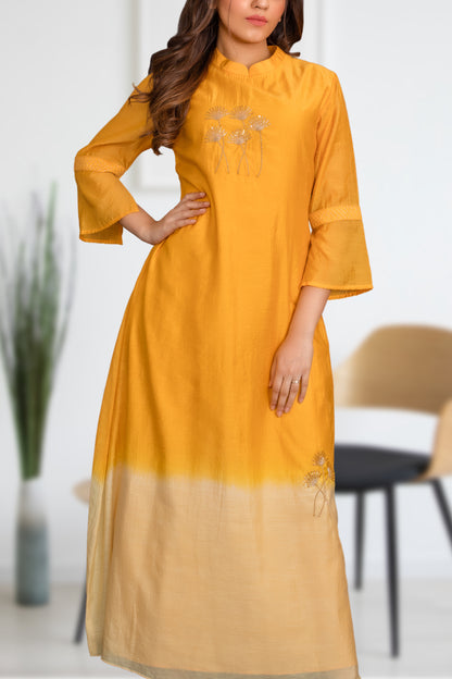 OMBRE SILK MUSLIN TUNIC