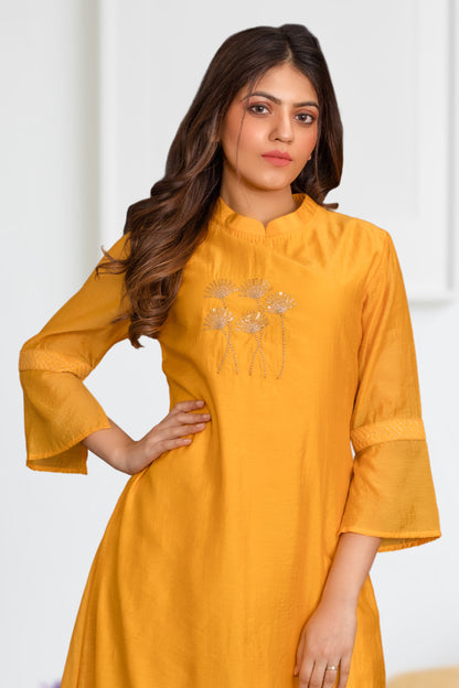 OMBRE SILK MUSLIN TUNIC