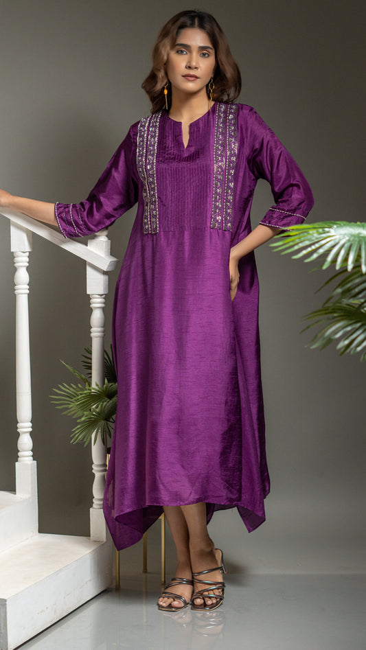 A LINE TAIL CUT KURTA