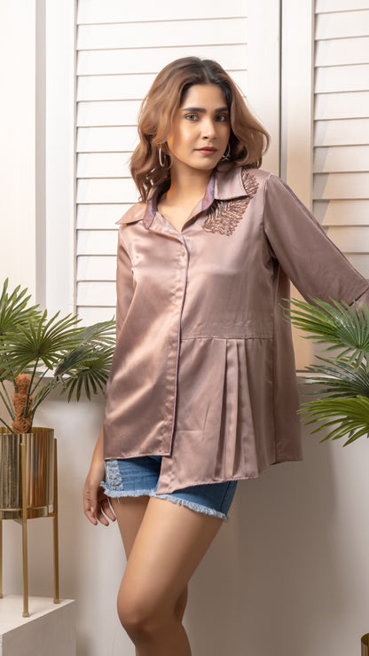 COMFORT FIT MILANO SATIN SHIRT