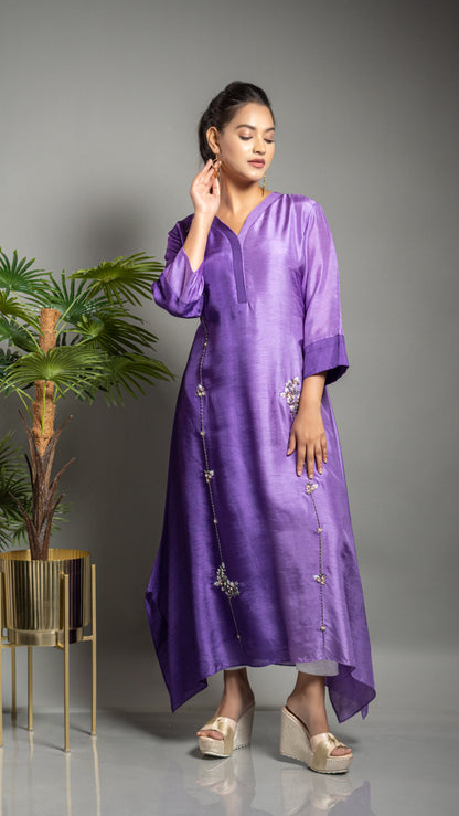 OMBRE TAIL CUT KURTA