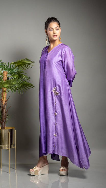 OMBRE TAIL CUT KURTA