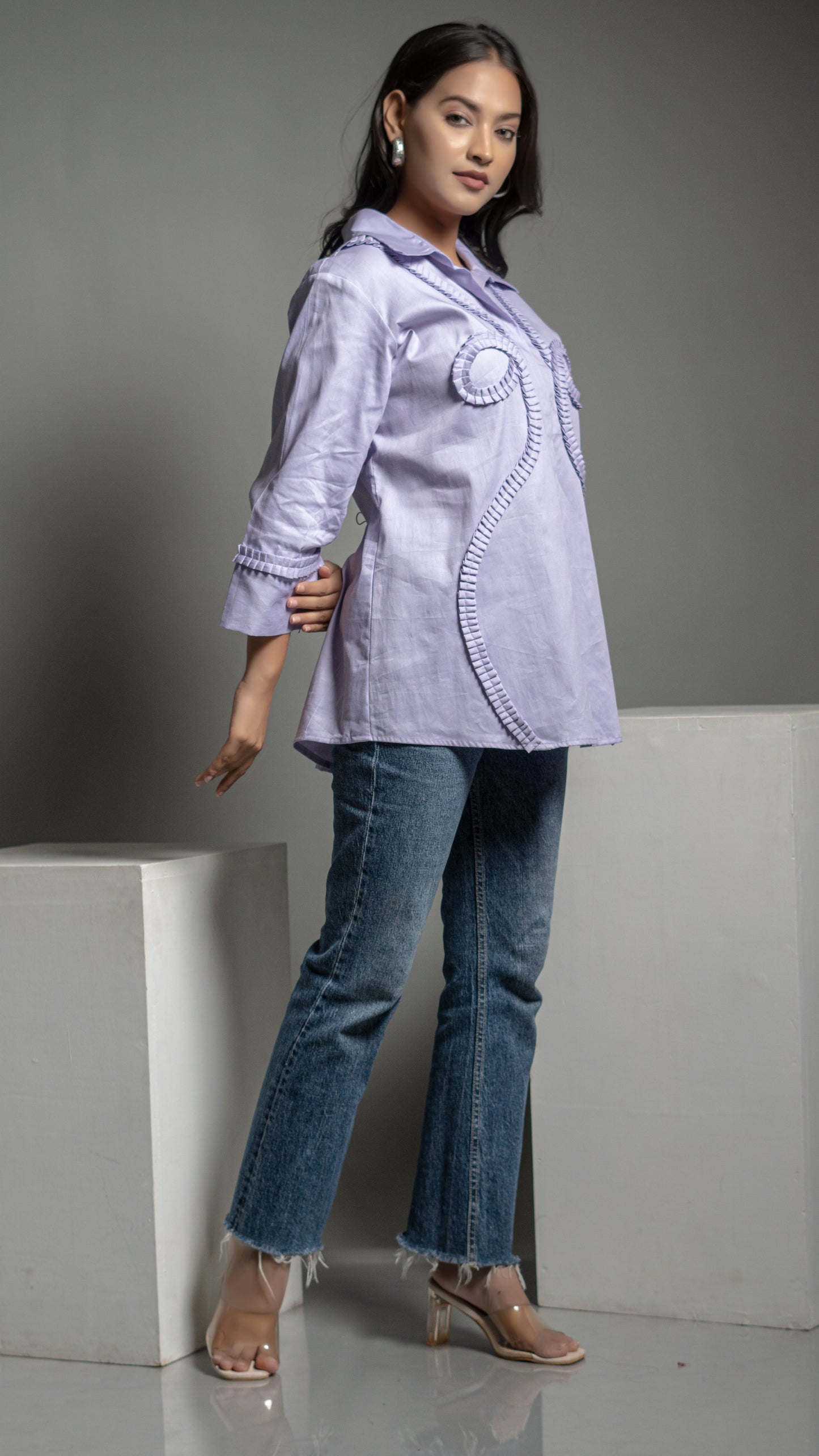 LAVENDER COMFORT FIT SHIRT