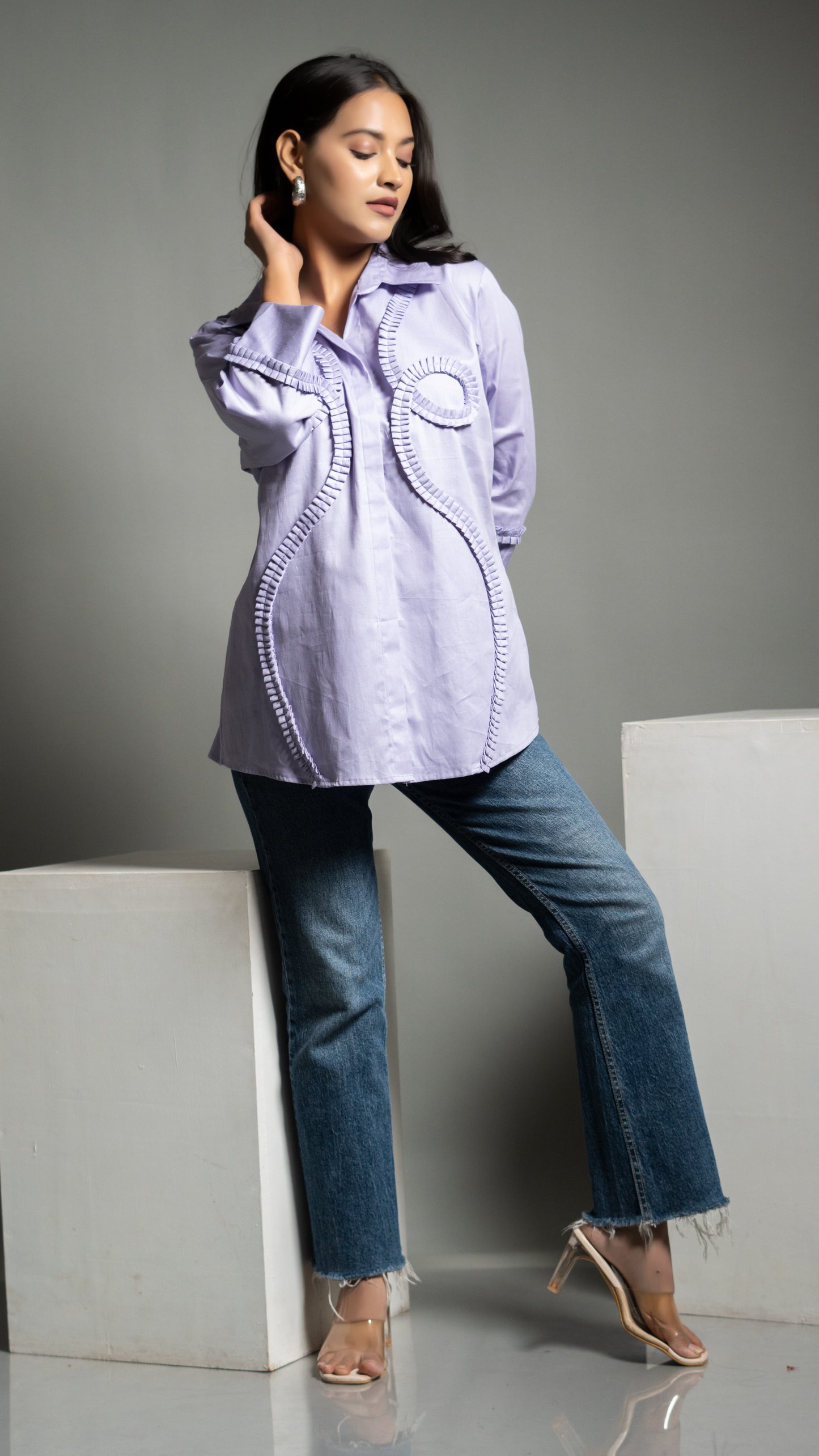 LAVENDER COMFORT FIT SHIRT