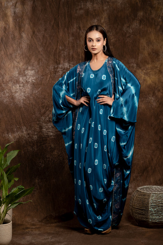 LEHARIYA JACKET WITH DRAPED INNER