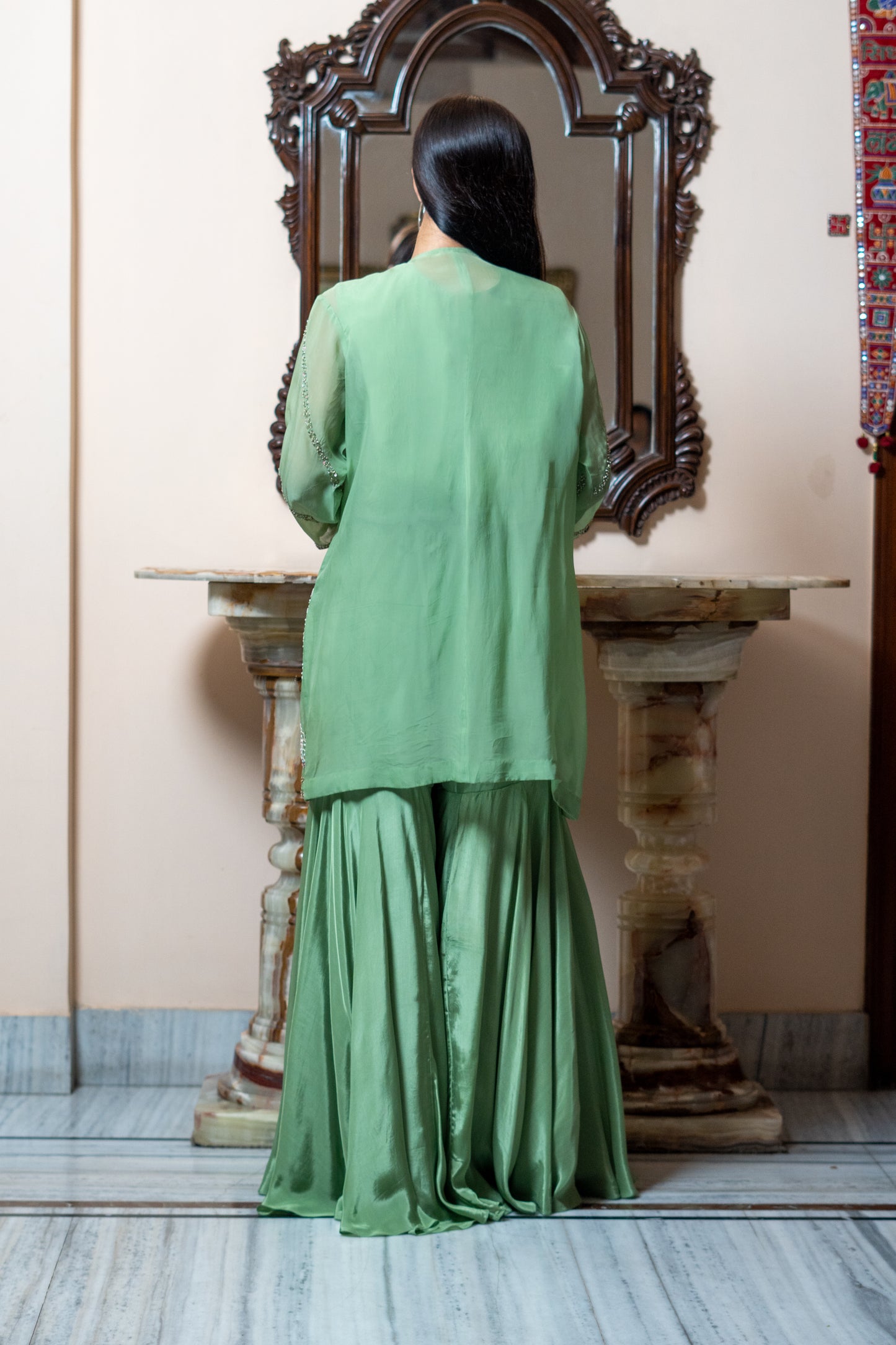 SHARARA SET WITH JACKET